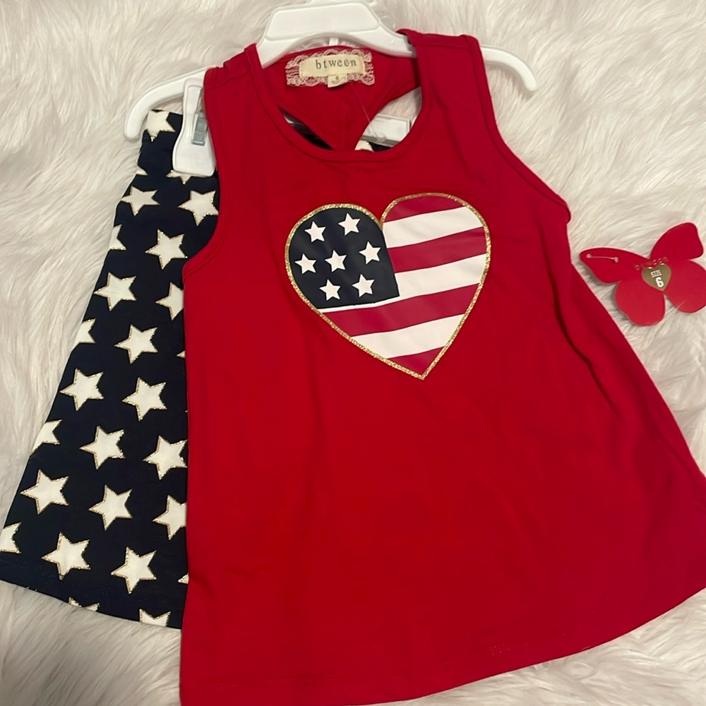 4th of July set - NeW / size 6